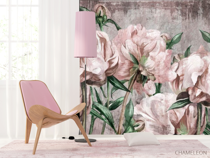 Фотошпалери Вінтажні півонії - 4