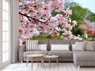 Фотообои Цветущий вишневый сад - 3
