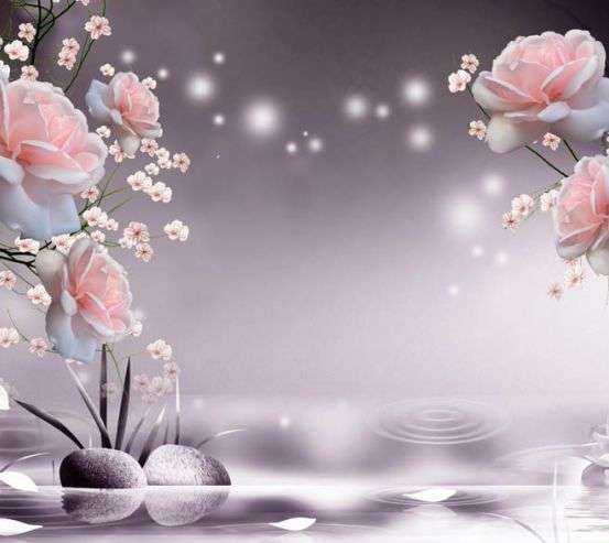 Фотошпалери 3D троянди Фотошпалери 3D троянди 29552