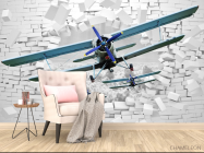 Фотообои 3д вертолёт - 4