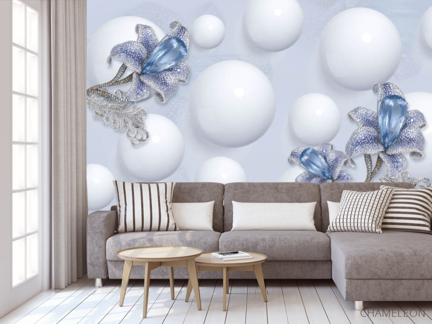 Фотообои 3д цветы - 3