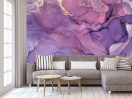 Фотообои Яркий фиолетовый fluid art - 3