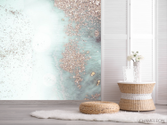 Фотошпалери Золотий Fluid art - 2