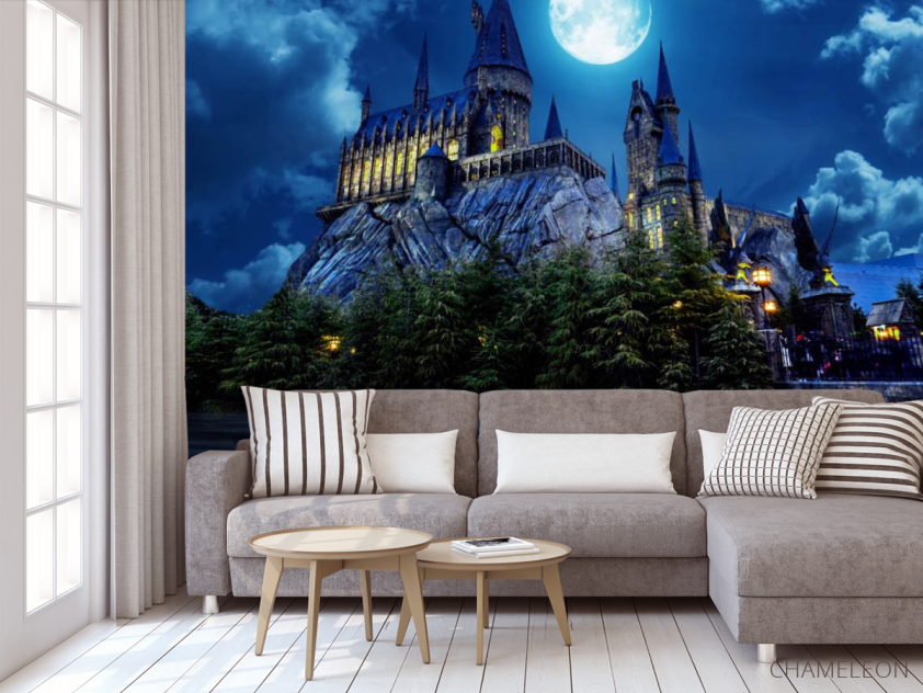 Фотообои луна и замок - 3