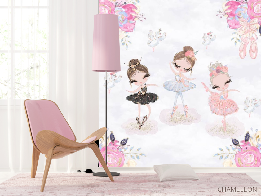 Фотошпалери Балеринки для дівчинки - 4