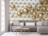 Фотообои  Золотые шарики - 3