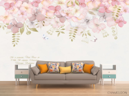 Фотообои Розовые нежные цветы - 1