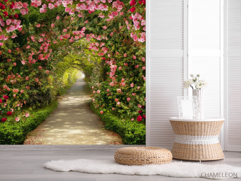 Фотошпалери Арка з квітів - 2