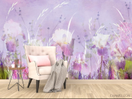 Фотообои полевые цветы - 4