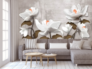 Фотообои Цветы 3d - 3