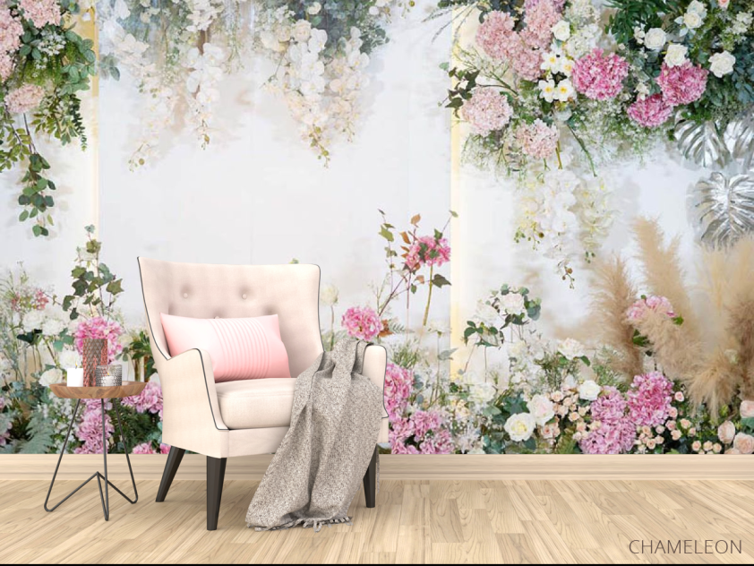 Фотообои Цветы и листья - 4