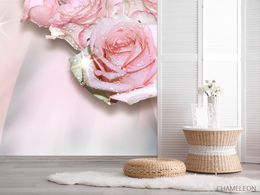 Фотошпалери 3д троянди - 2