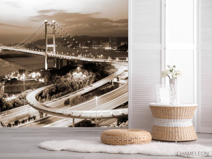 Фотошпалери Розв'язка біля мосту - 2